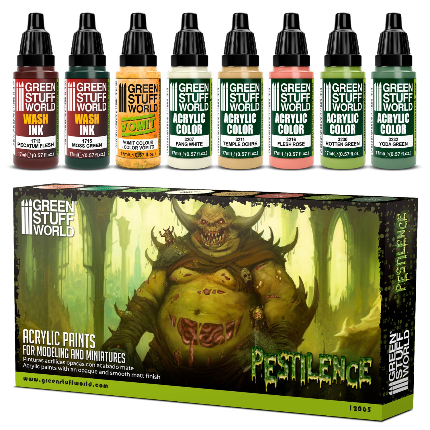 Paint Set - Pestilence | Set Akrilnih Boja x8