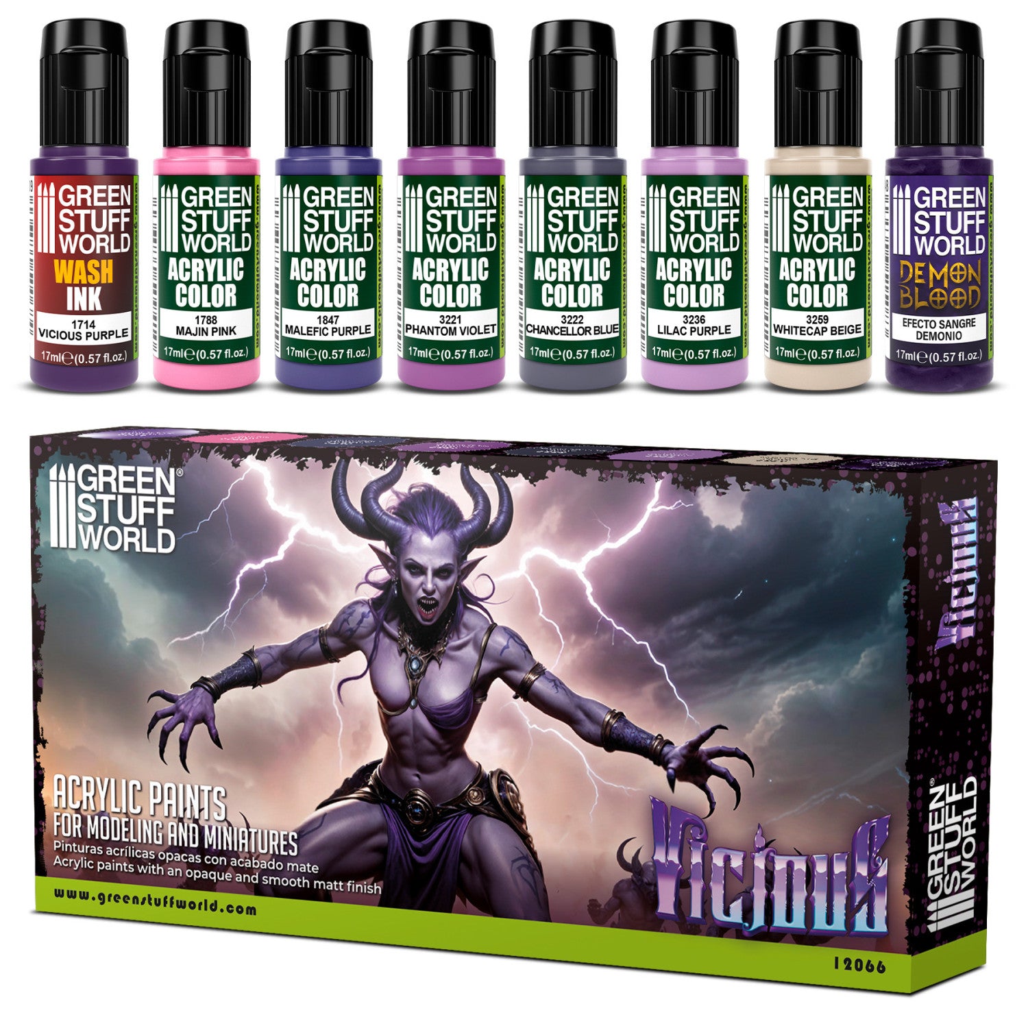 Paint Set - Vicious | Set Akrilnih Boja x8