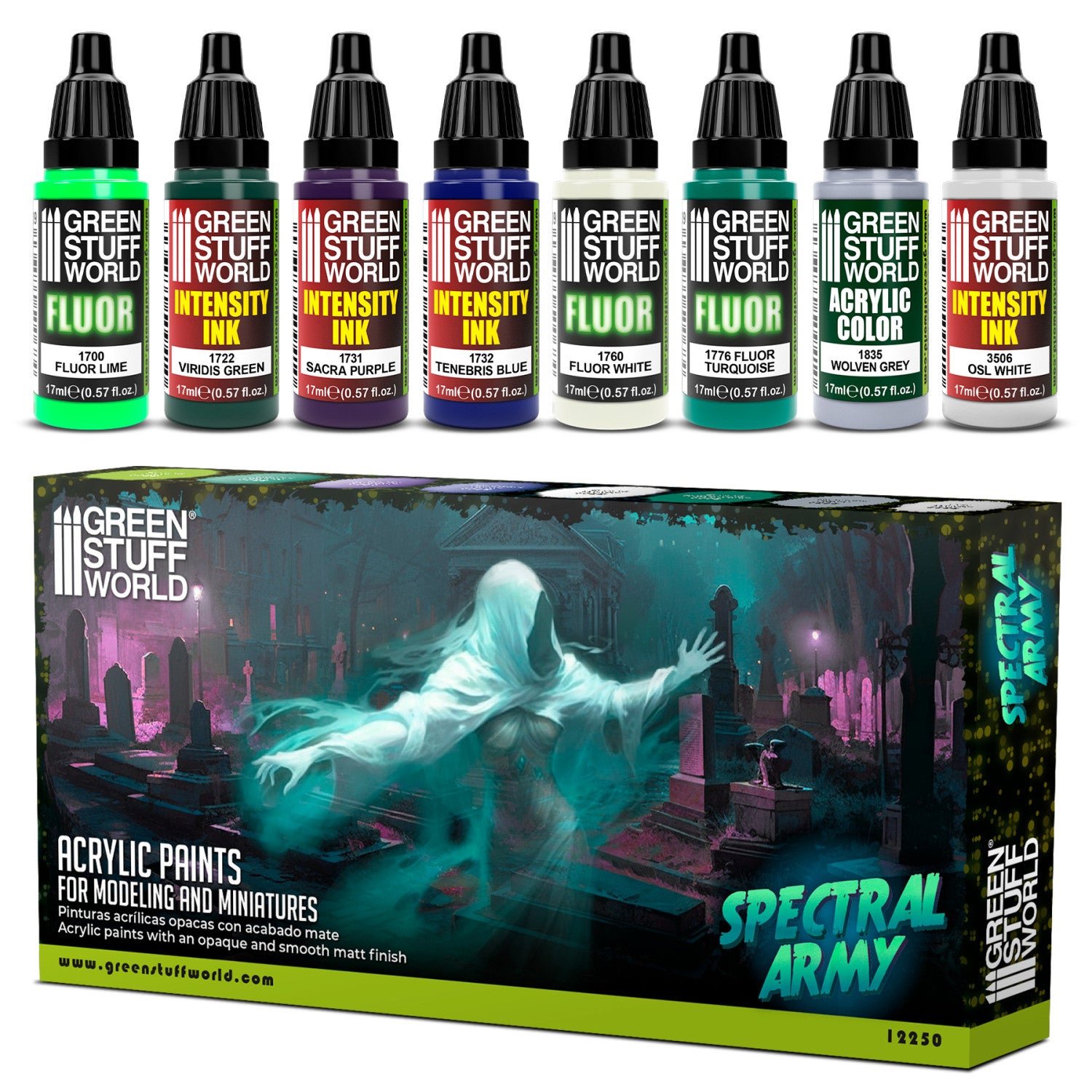 Paint Set - Spectral Army | Set Akrilnih Boja x8