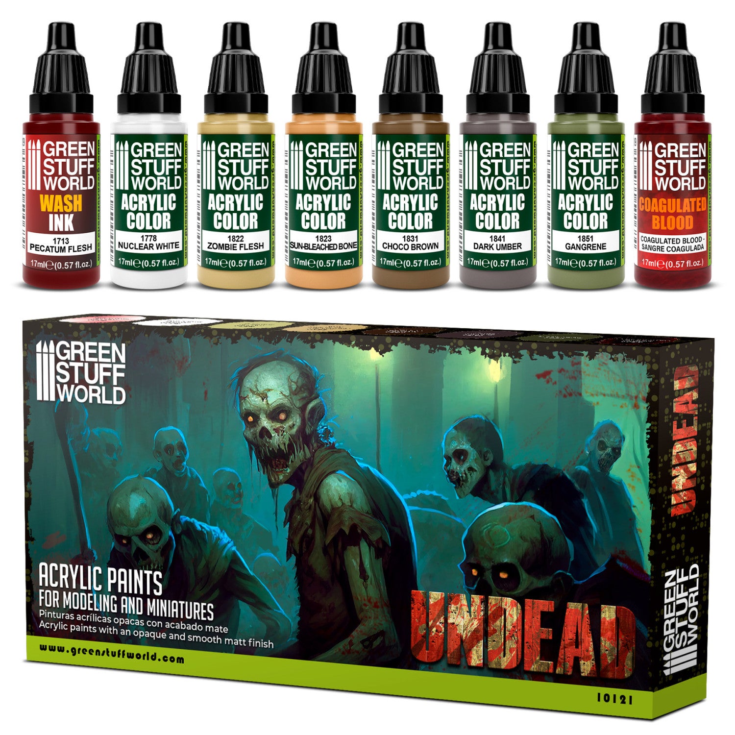 Paint Set - Undead | Set Akrilnih Boja x8