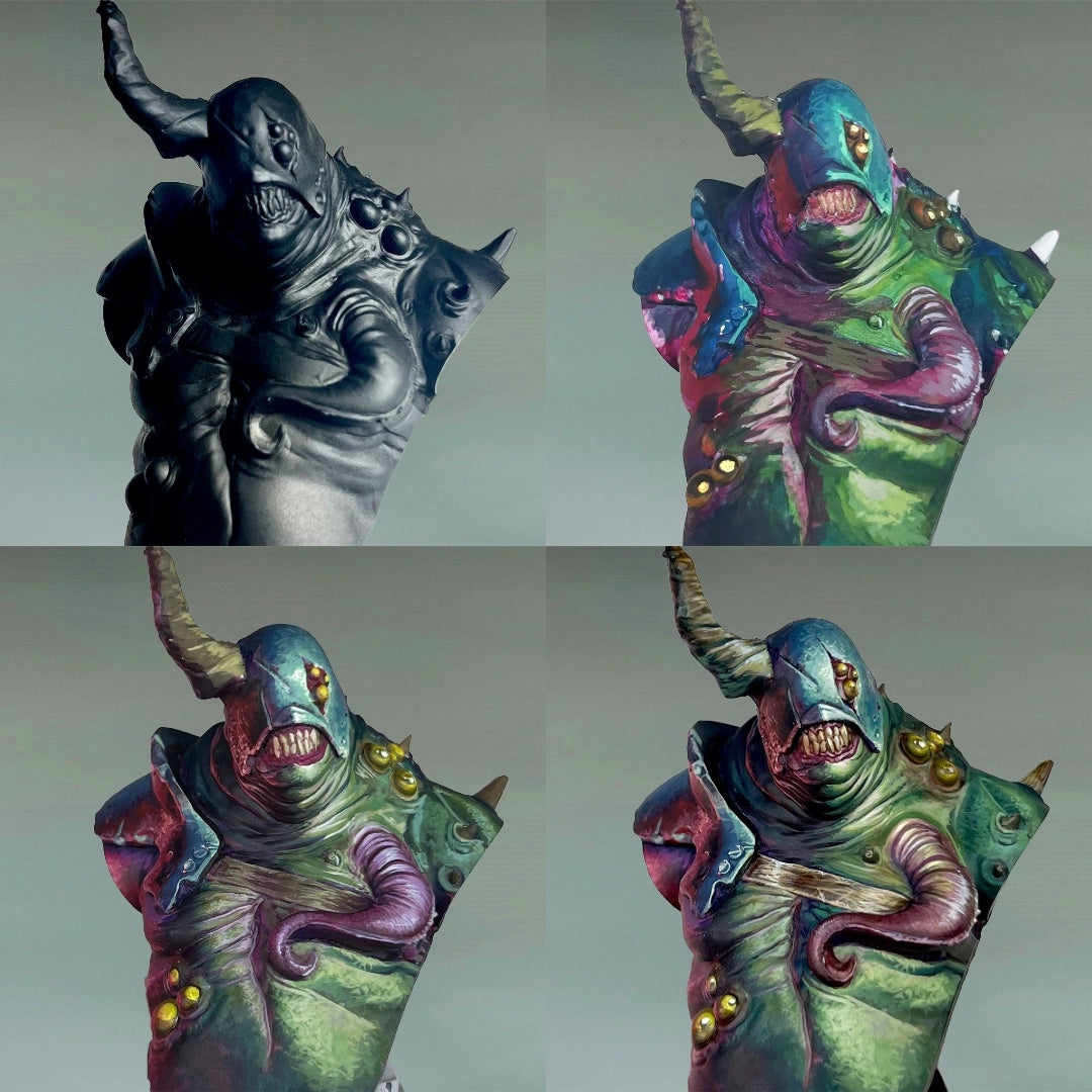 Nurgle Bista - 3D Štampana Figura za Oslikavanje