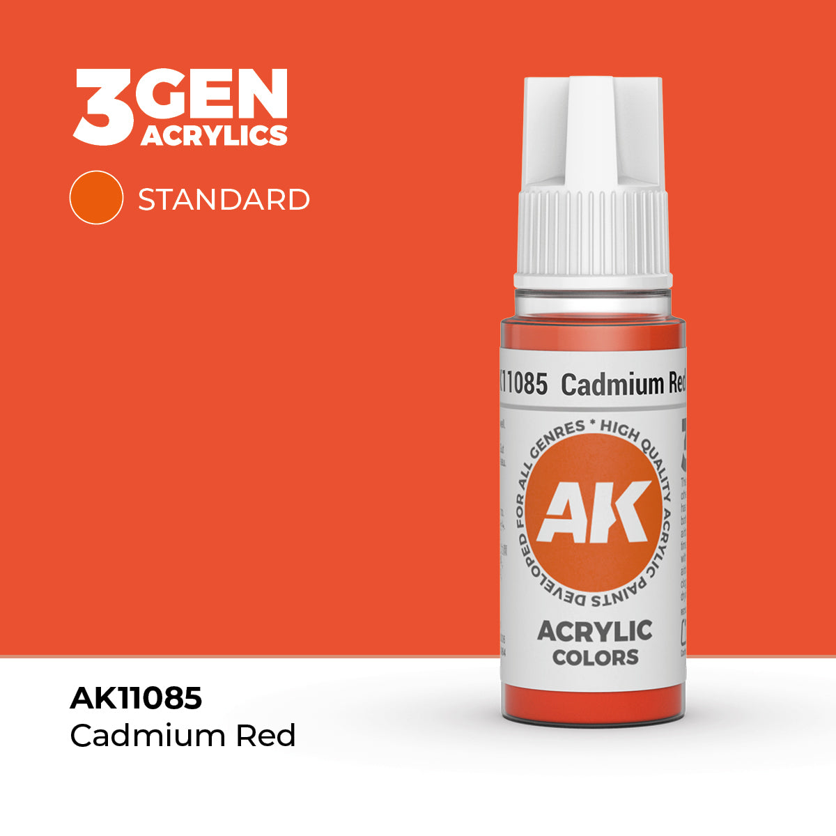 AK Interactive Cadmium Red 17ml - 3rd Gen Akrilna Boja AK11085