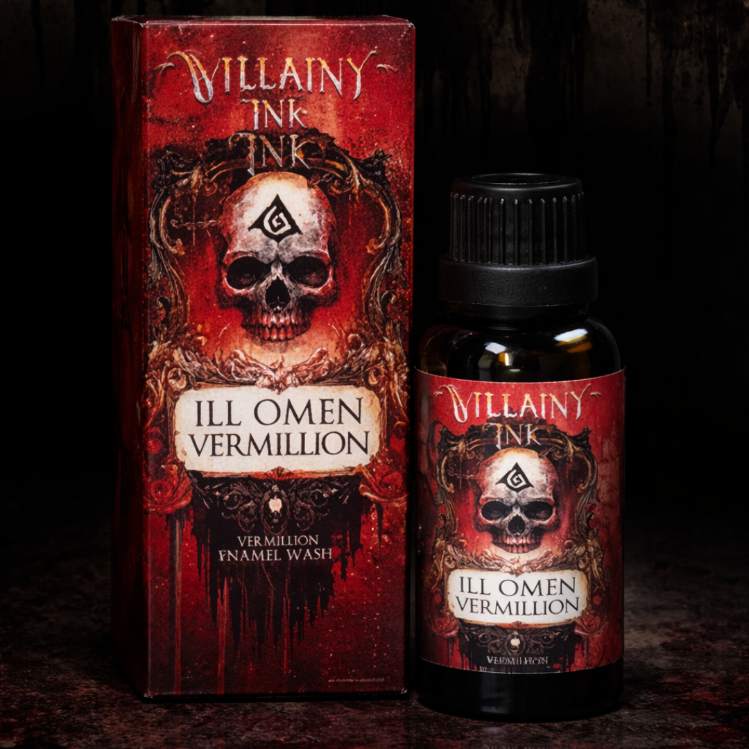 Villainy Ink boja ill omen vermillion