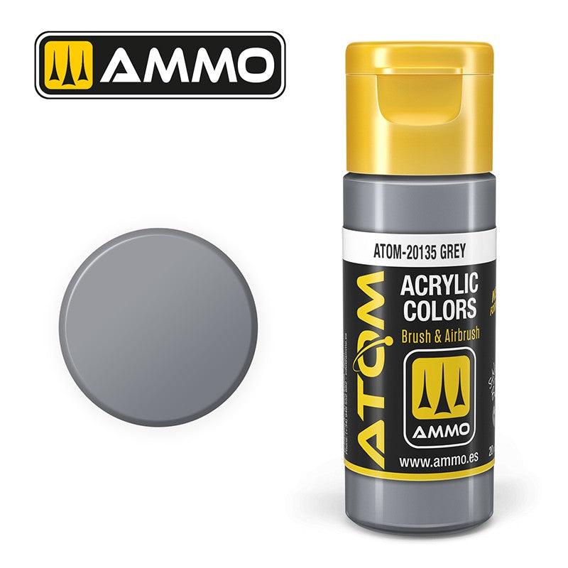 Ammo ATOM Color Grey FS36251 akrilna boja za makete
Siva boja za modelarstvo