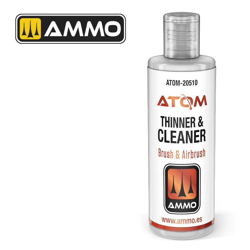 Ammo ATOM Thinner and Cleaner 60ml razređivač za akrilne boje
Razređivač za atom boje i airbrush