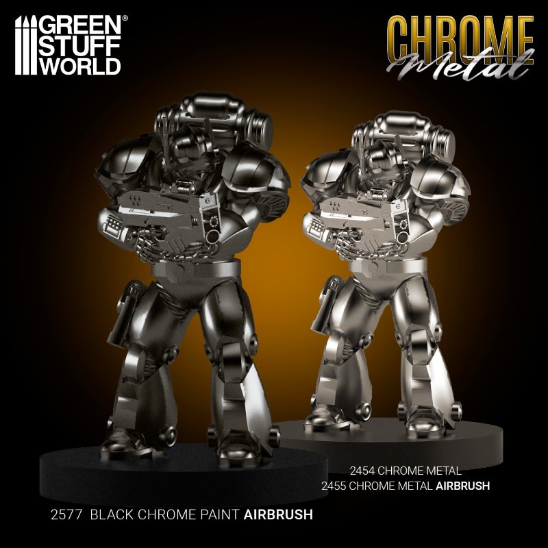 Black Chrome Paint 17ml | Crna hrom boja za airbrush