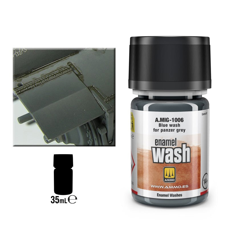 Ammo Wash Blue for Panzer Grey wash za makete