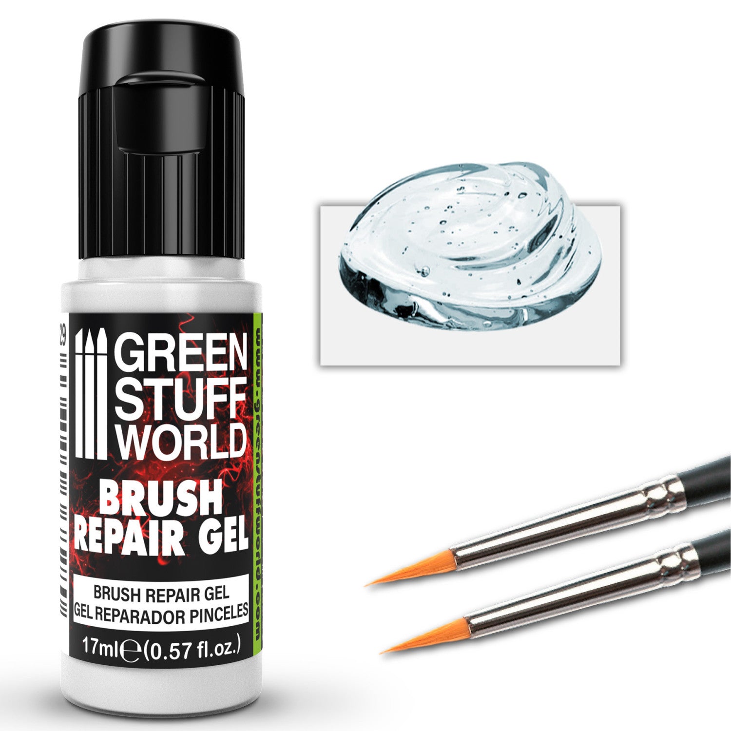 Paint Brush Repair Gel 17ml – gel za obnovu i oblikovanje četkica
