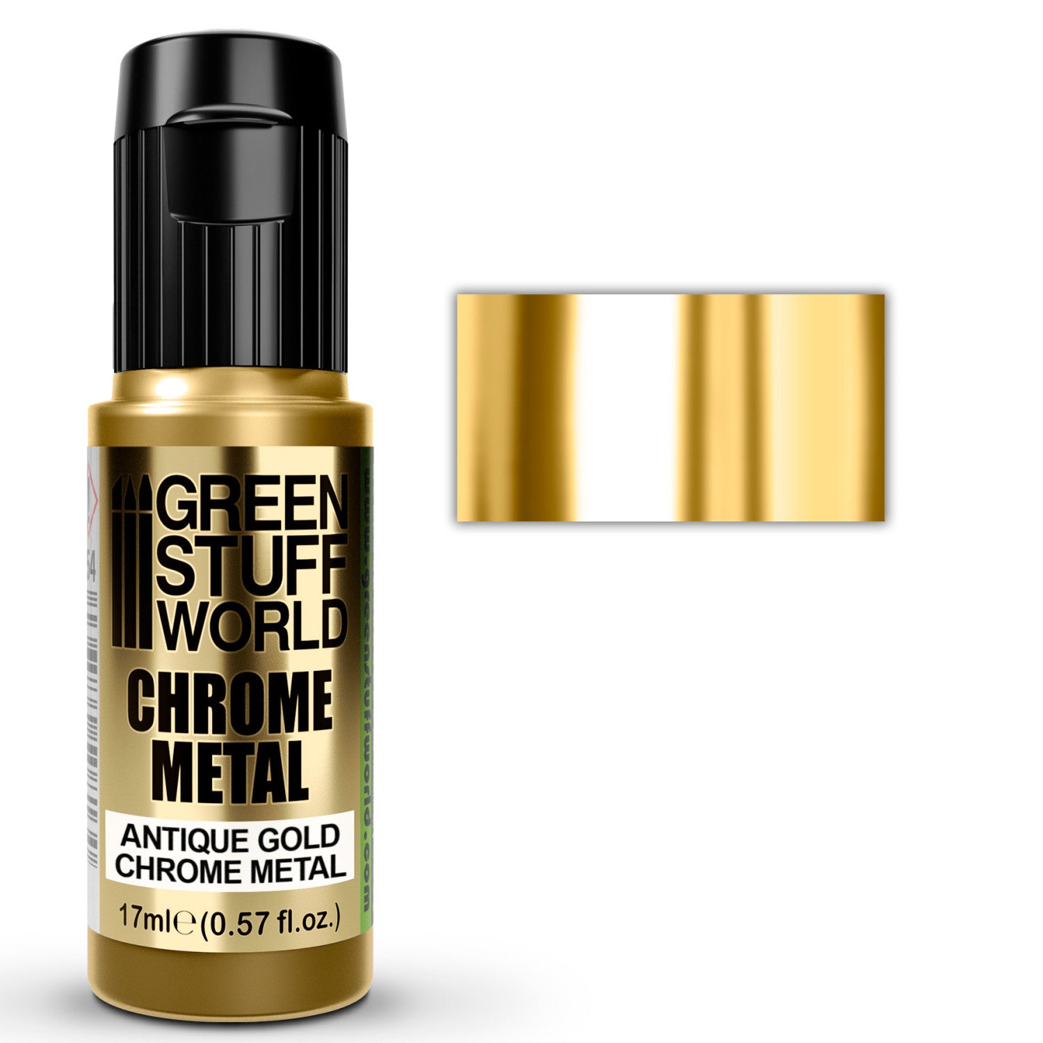 Chrome Paint Antique Gold 17ml | Antik zlatna hrom boja