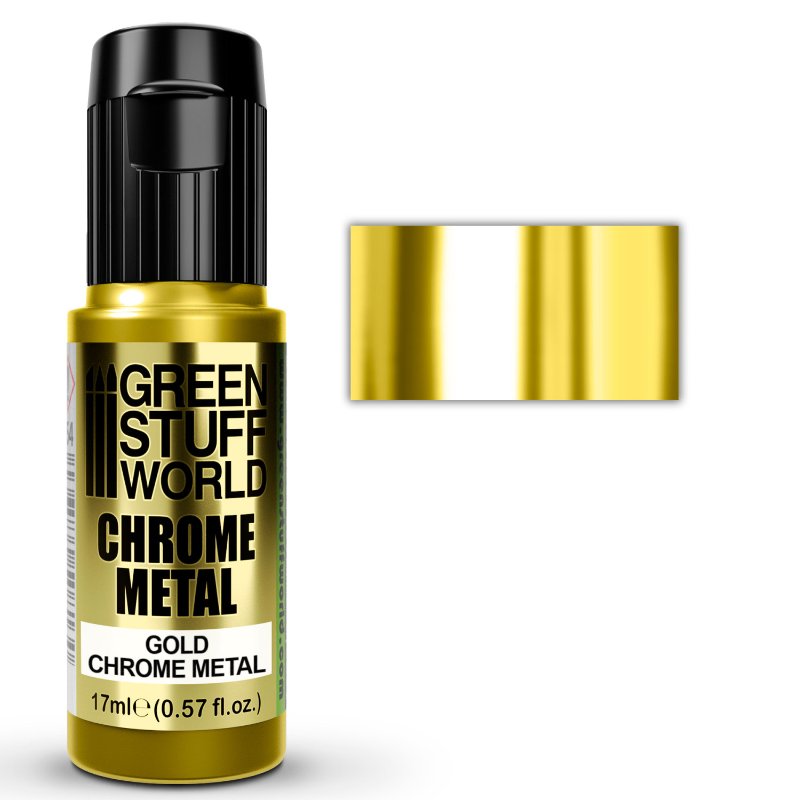 Chrome Paint Gold 17ml | Zlatna hrom boja