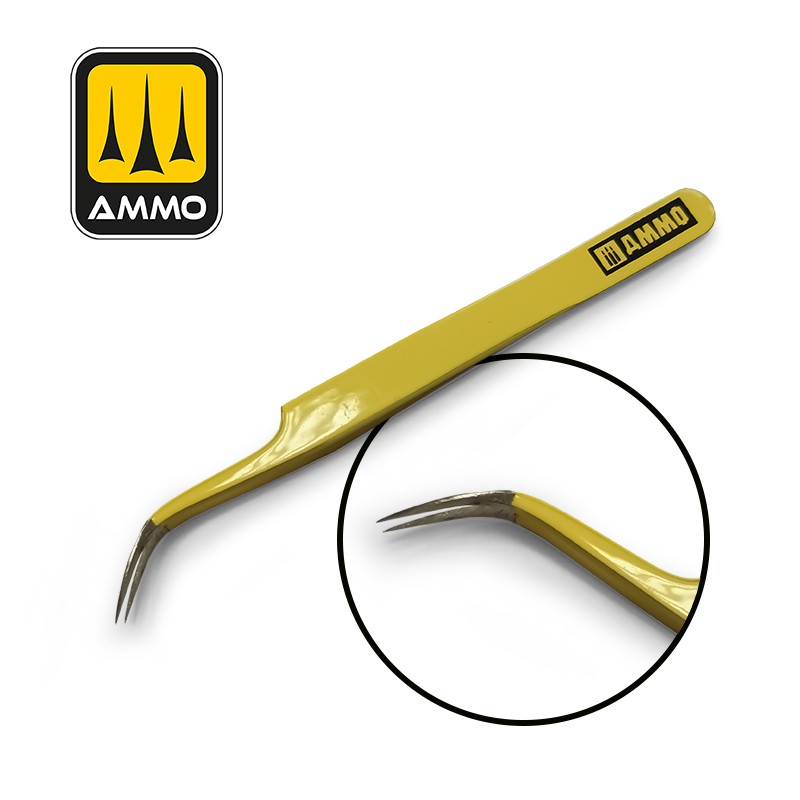 Ammo Curved Tweezers pinceta za modelarstvo
Zakrivljena pinceta za makete