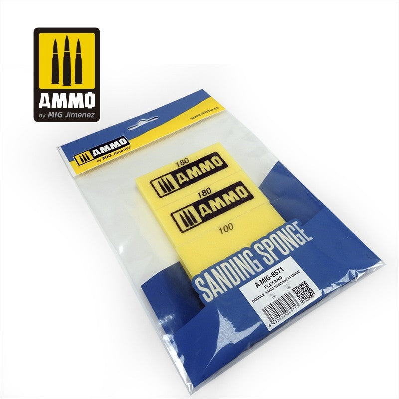 Ammo Flex Double-Sided Sanding Sponge brusni sunđeri za makete
Dvostrani brusni sunđeri za modelarstvo