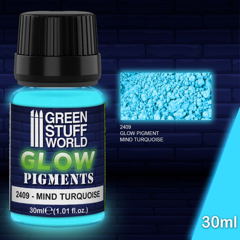 Glow in the Dark Pigment Mind Turquoise 30ml | Pigment koji svetli u mraku Mind Turquoise 30ml
