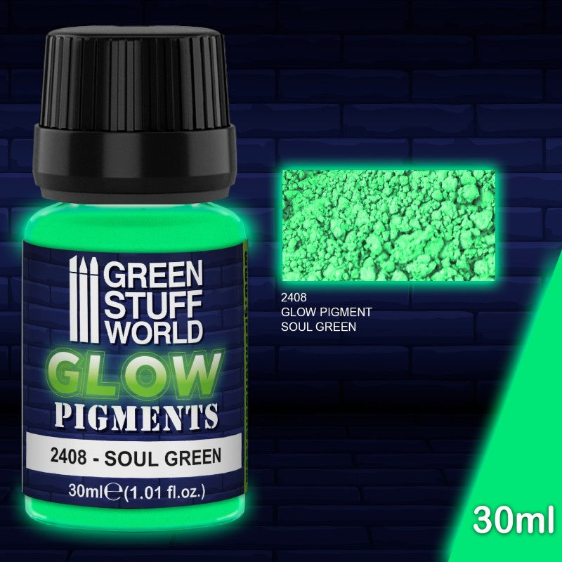 Glow in the Dark Pigment Soul Green 30ml | Pigment koji svetli u mraku Soul Green 30ml