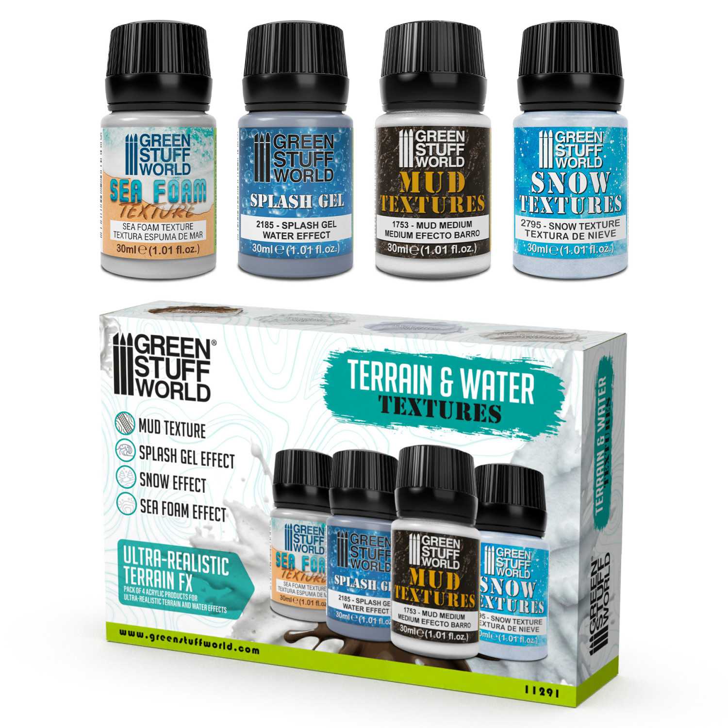 Texture Series Set 30ml - Water Texture 30ml (Pack x4)