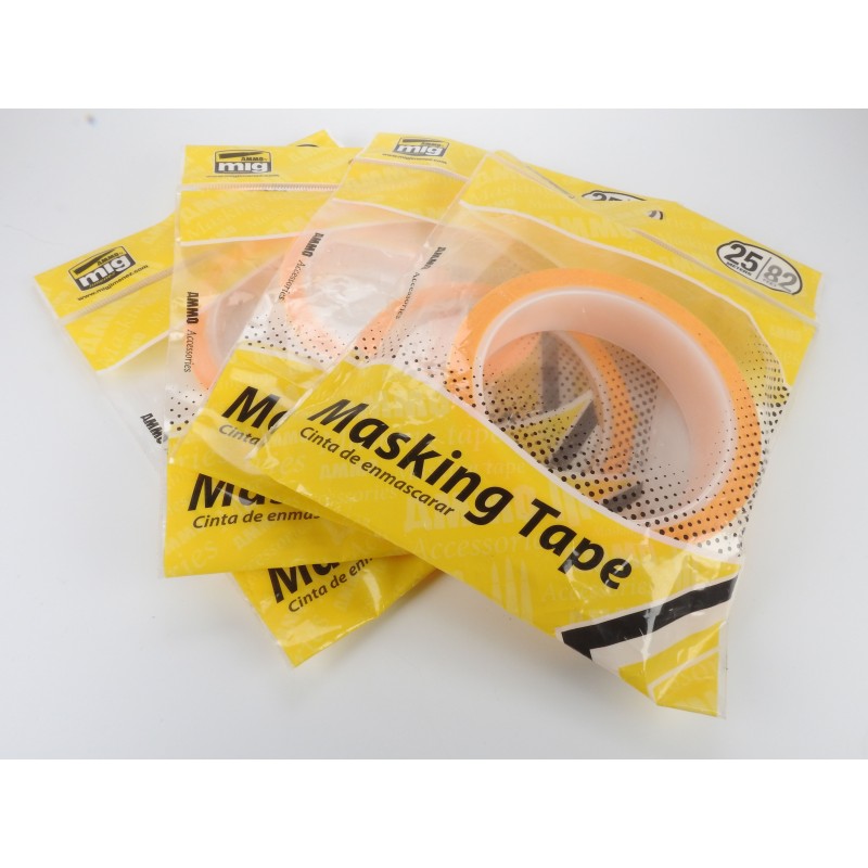 Ammo Masking Tape 2mm x 25m maskirna traka za makete
Maskirna traka za modelarstvo 2mm
Pakovanje