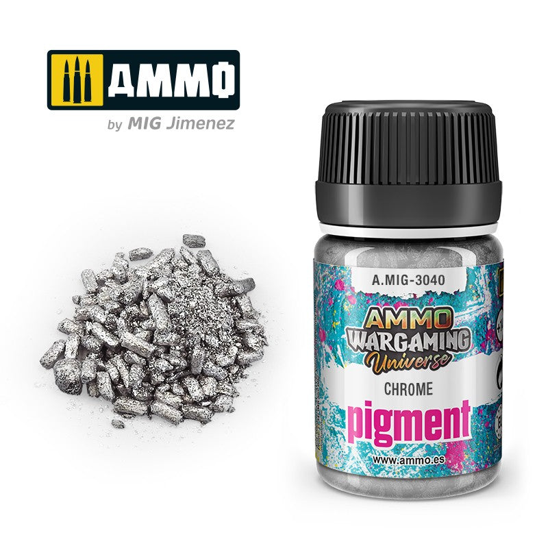 Ammo Pigment Chrome hrom pigment za makete
