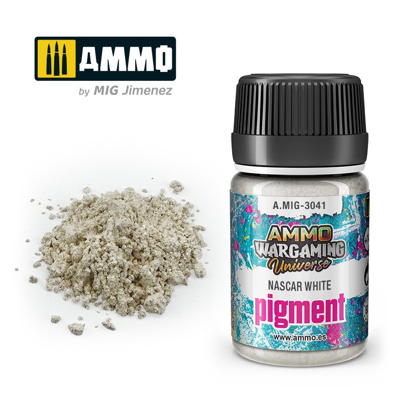 Ammo Pigment NASCAR White bela pigment za makete