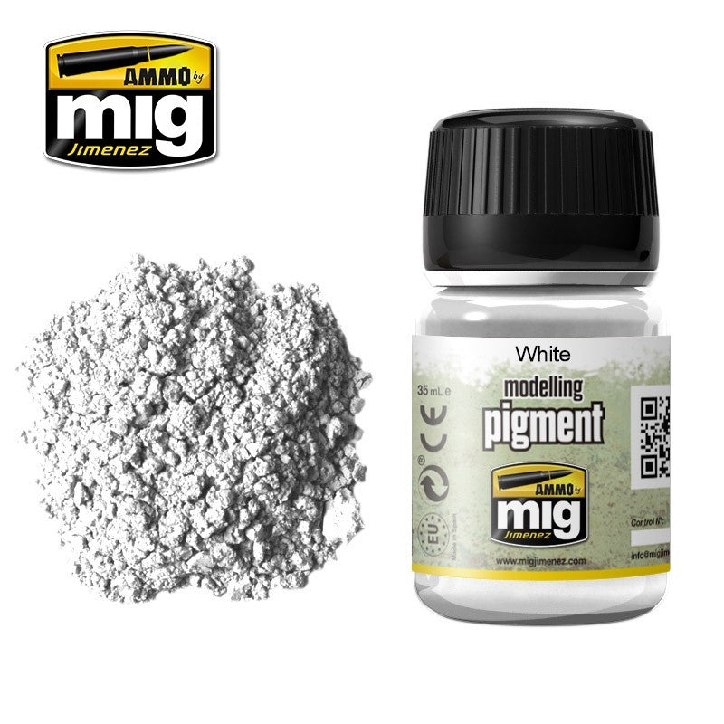 Ammo Pigment White bela pigment za makete