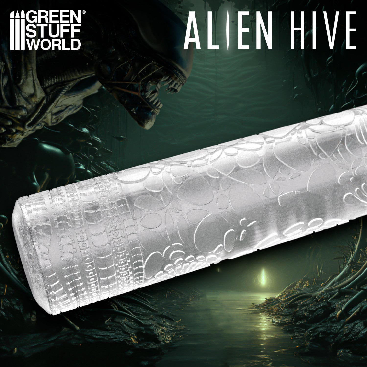 Rolling Pin Alien Hive | Teksturni valjak