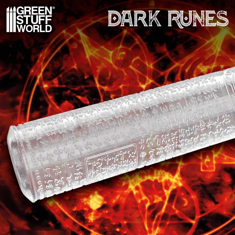 Rolling Pin Dark Runes | Teksturni valjak tamne rune