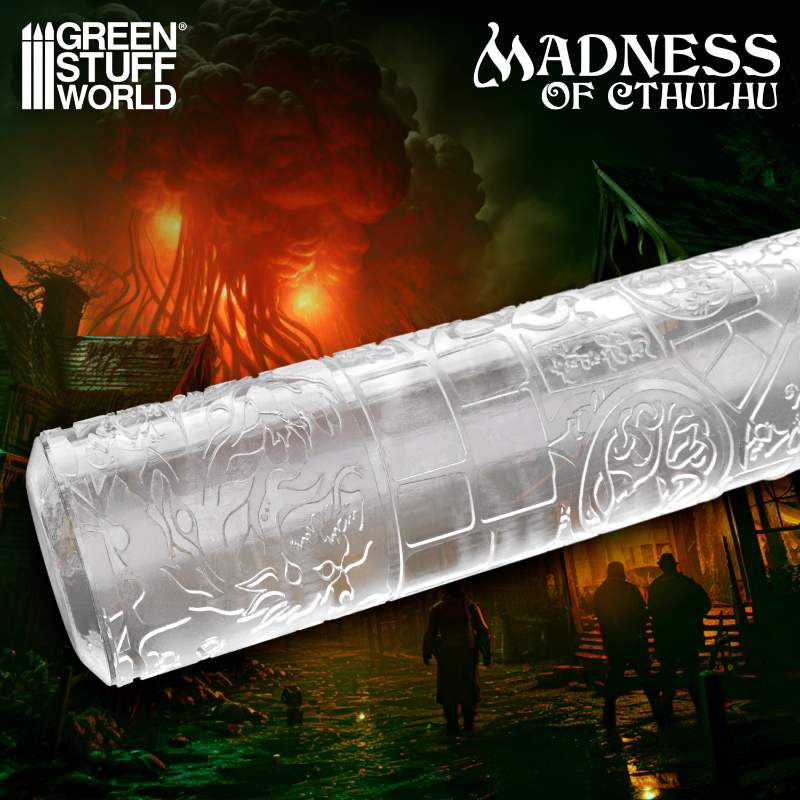 MADNESS of Cthulhu Rolling Pin | Teksturni valjak Cthulhu