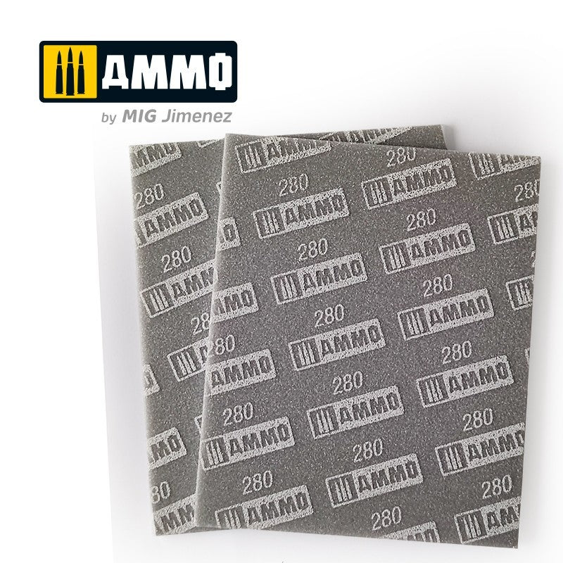 Ammo Sanding Sponge Sheet 280 brusni sunđer za makete
Brusni sunđer granulacije 280 za modelarstvo
