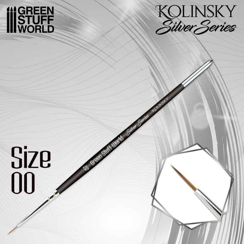 SILVER SERIES Kolinsky Brush Size 00 | Četkica za minijature