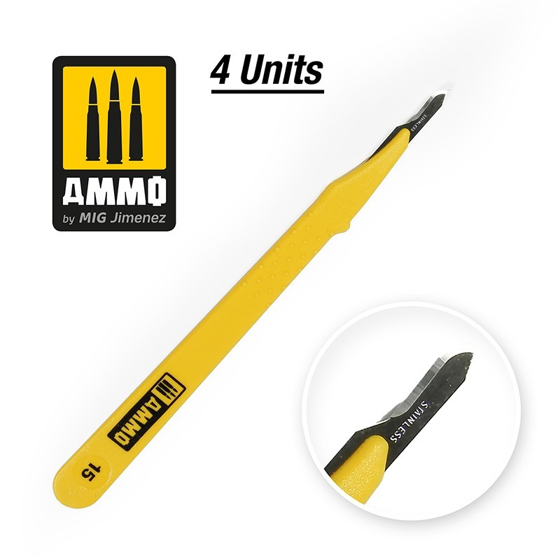 Ammo Standard Blade Curved 4 pcs sečiva za modelarski skalpel
Zakrivljena sečiva za makete i modelarstvo