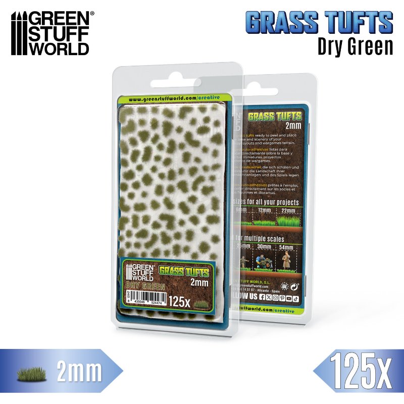 Static Grass Tufts 2mm Burnt Brown | Buseni trave 2mm suvo braon