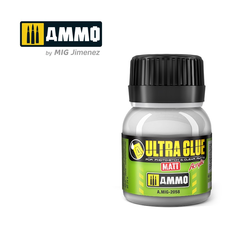 Ammo Ultra Glue Matt lepak za makete
Mat lepak za providne i sitne delove