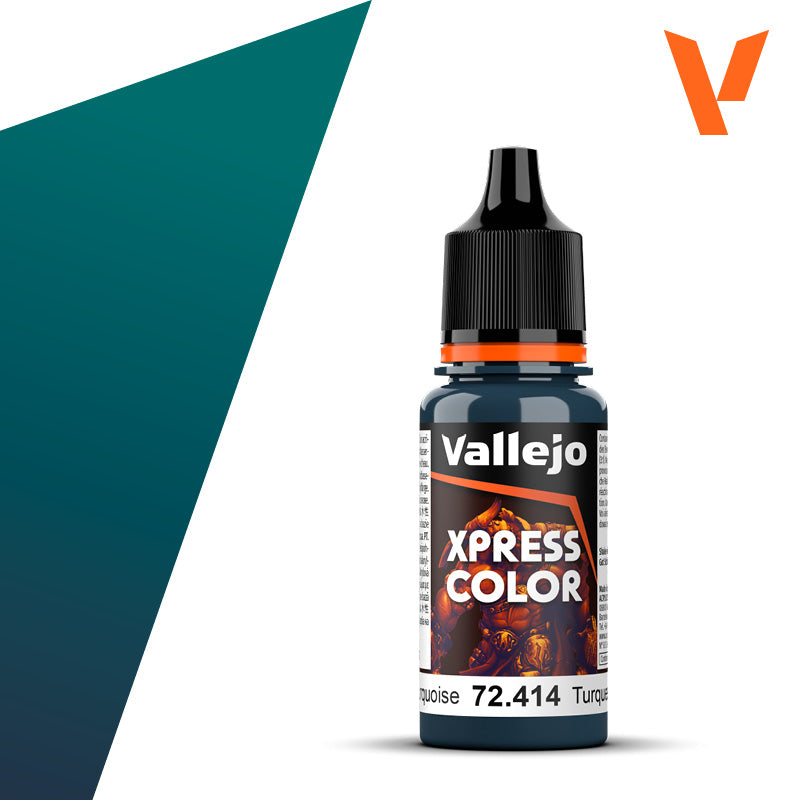 Vallejo Caribbean Turquoise 18ml - Game Color 72.414