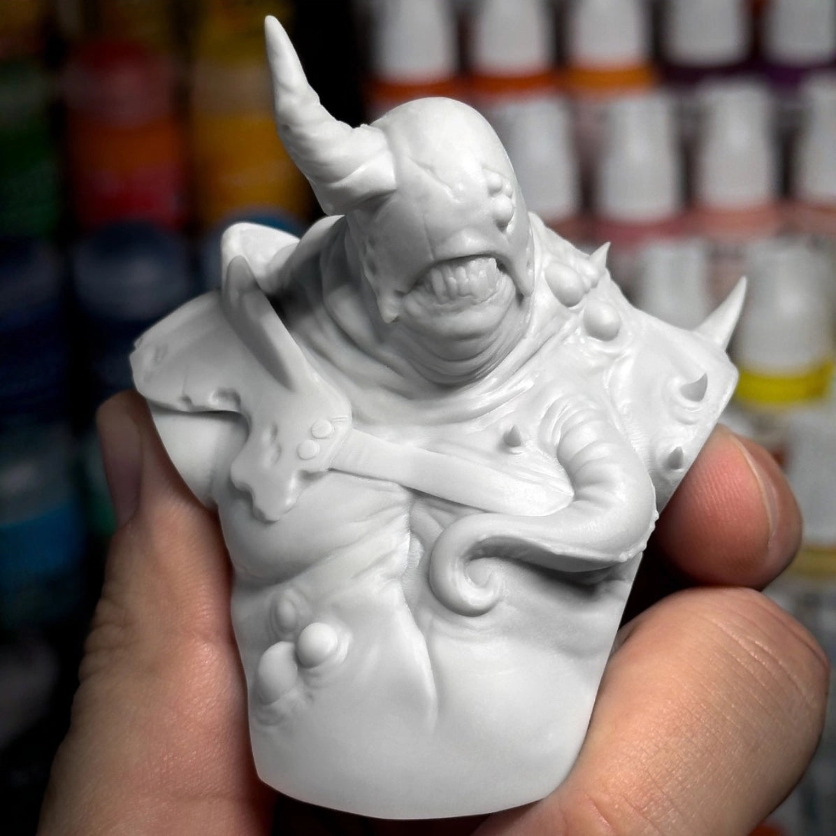 Nurgle Bista - 3D Štampana Figura za Oslikavanje