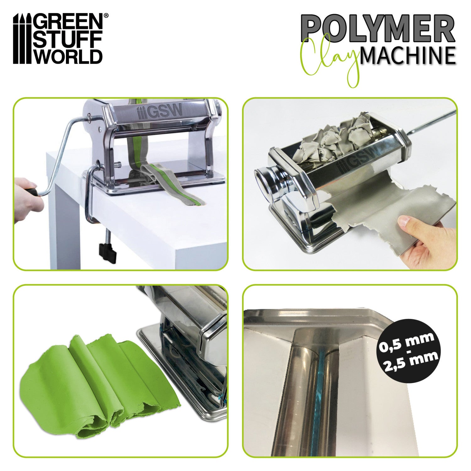 Polymer Clay Pasta Machine | Alat