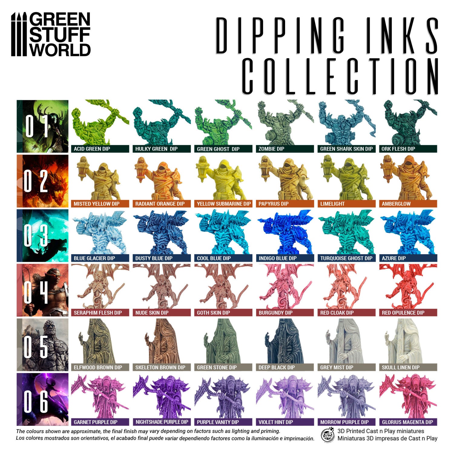 Paint Set - Dipping collection 02 | Set Akrilnih Boja
