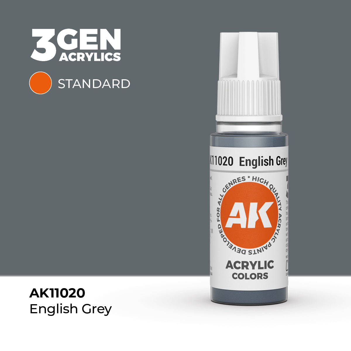 AK Interactive Inglés Grey 17ml - 3rd Gen Akrilna Boja AK11020