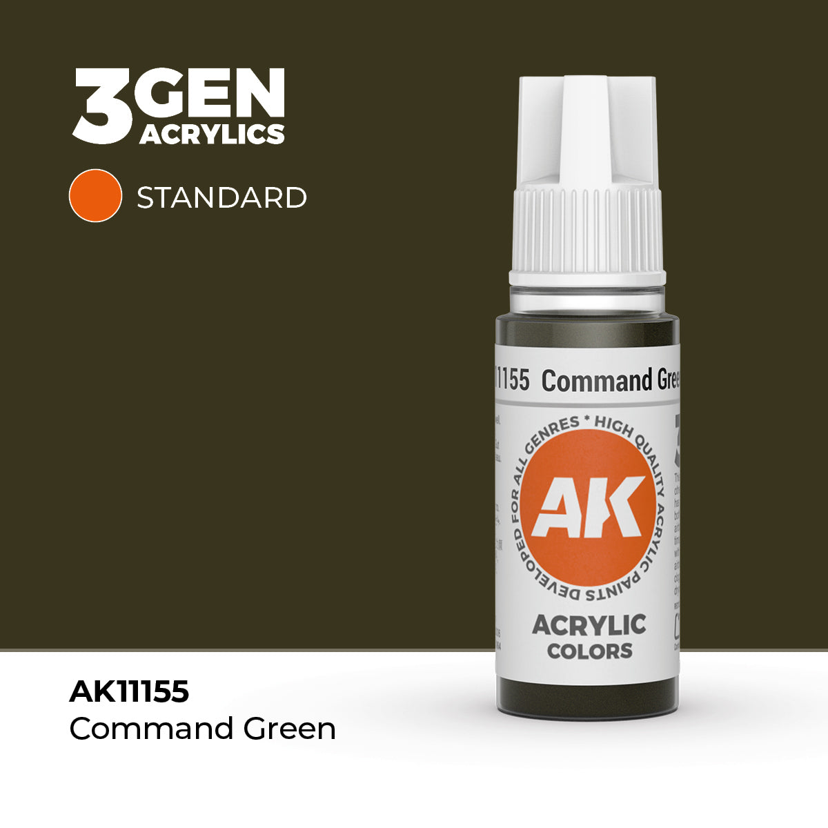 AK Interactive Command Green 17ml - 3rd Gen Akrilna Boja AK11155