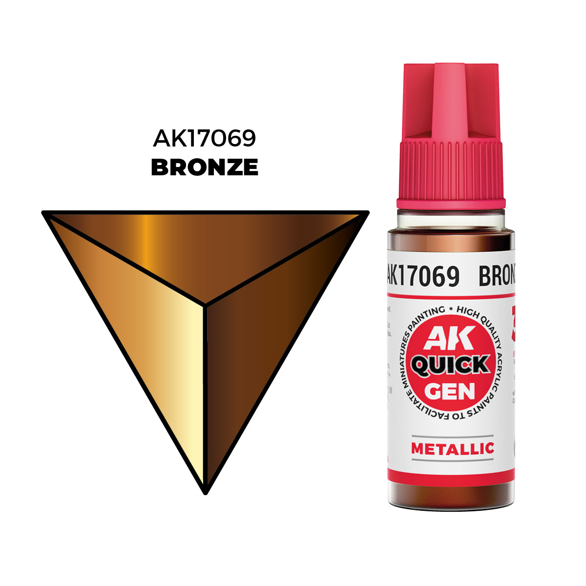 AK Interactive Bronze 18ml - Quick Gen Akrilna Boja AK17069