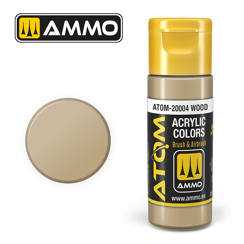 Ammo ATOM Color Wood FS33522 akrilna boja za makete

Boja drveta za modelarstvo