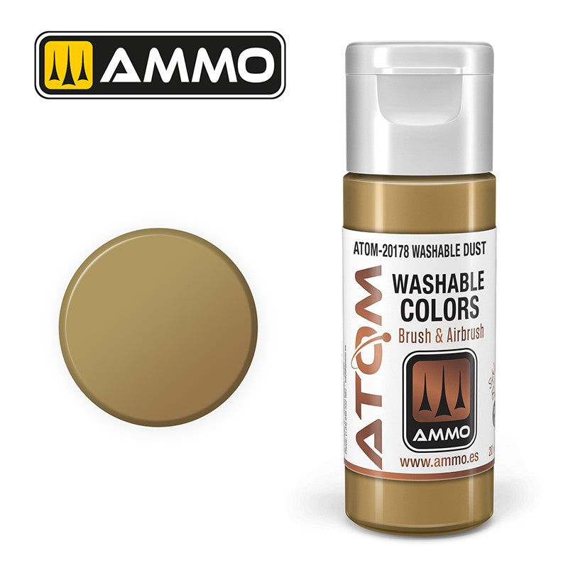Ammo ATOM Washable Dust efekat prašine za makete

Boja za efekat prašine na modelima