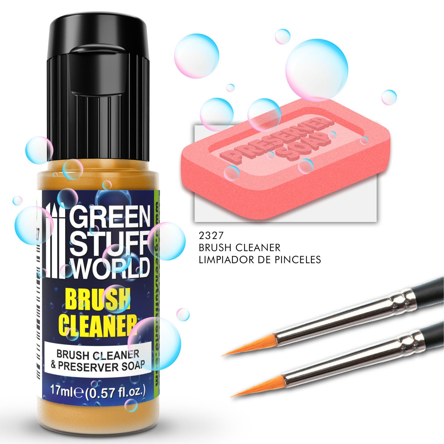 Detalj Brush Soap Cleaner and Preserver – čišćenje četkica bez oštećenja vlakana