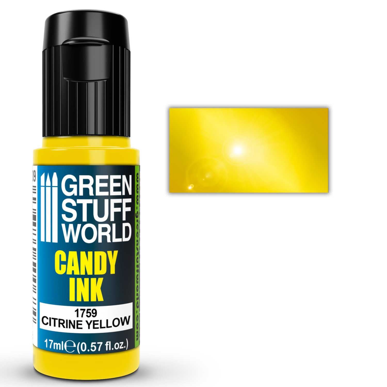 Candy Ink Citrine Yellow – akrilna tinta citrin žute boje za modele i minijature