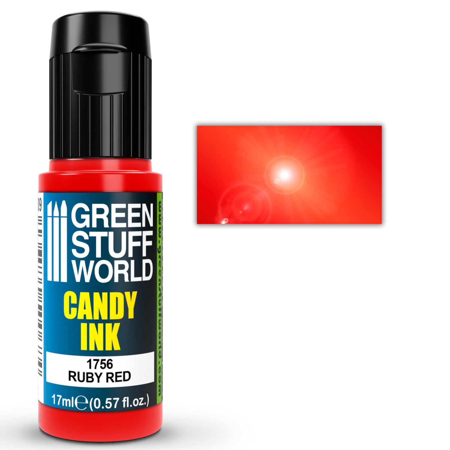 Candy Ink Ruby Red – akrilna tinta jarke rubin crvene boje za modele i minijature
