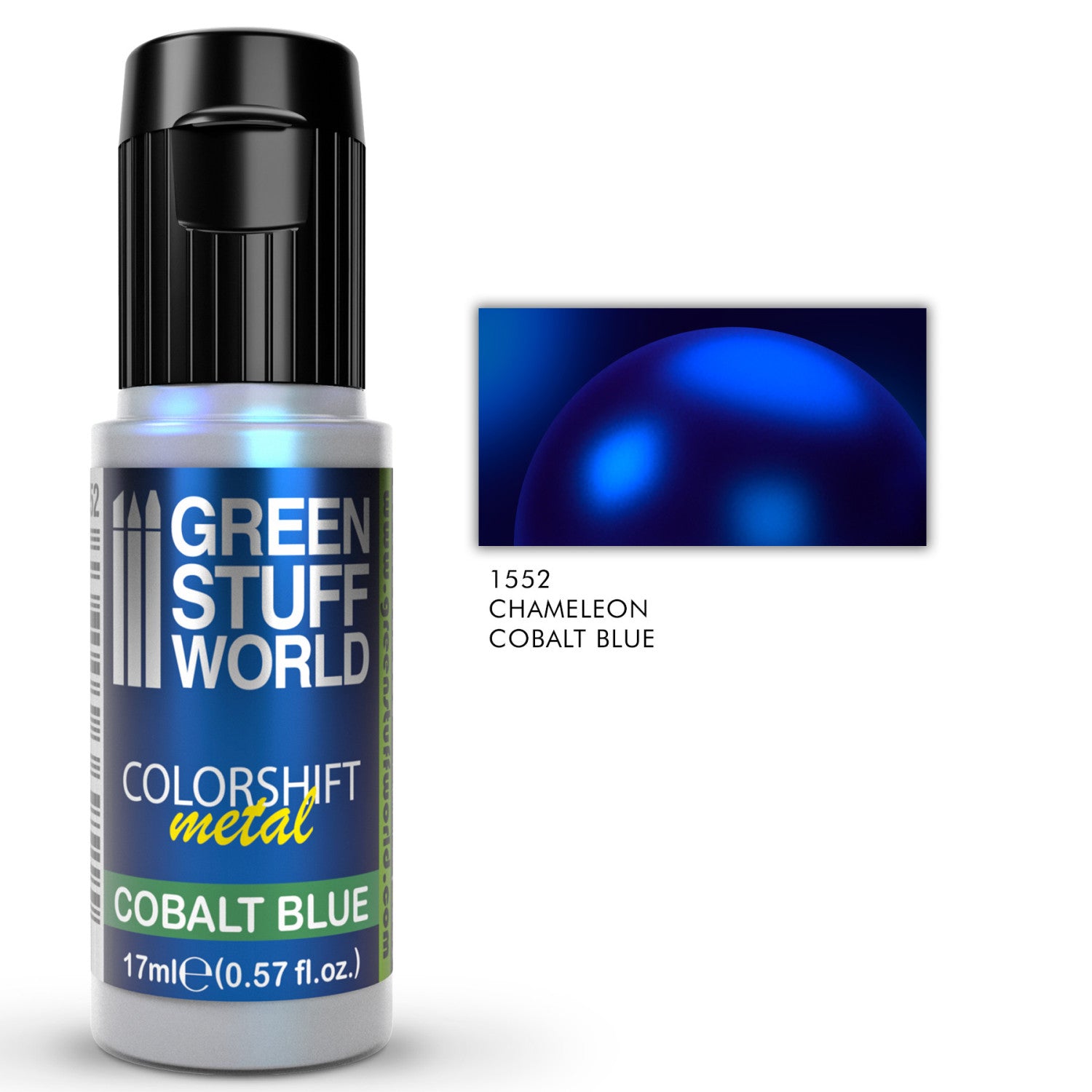 Cobalt Blue chameleon akrilna boja – colorshift efekat na modelu
