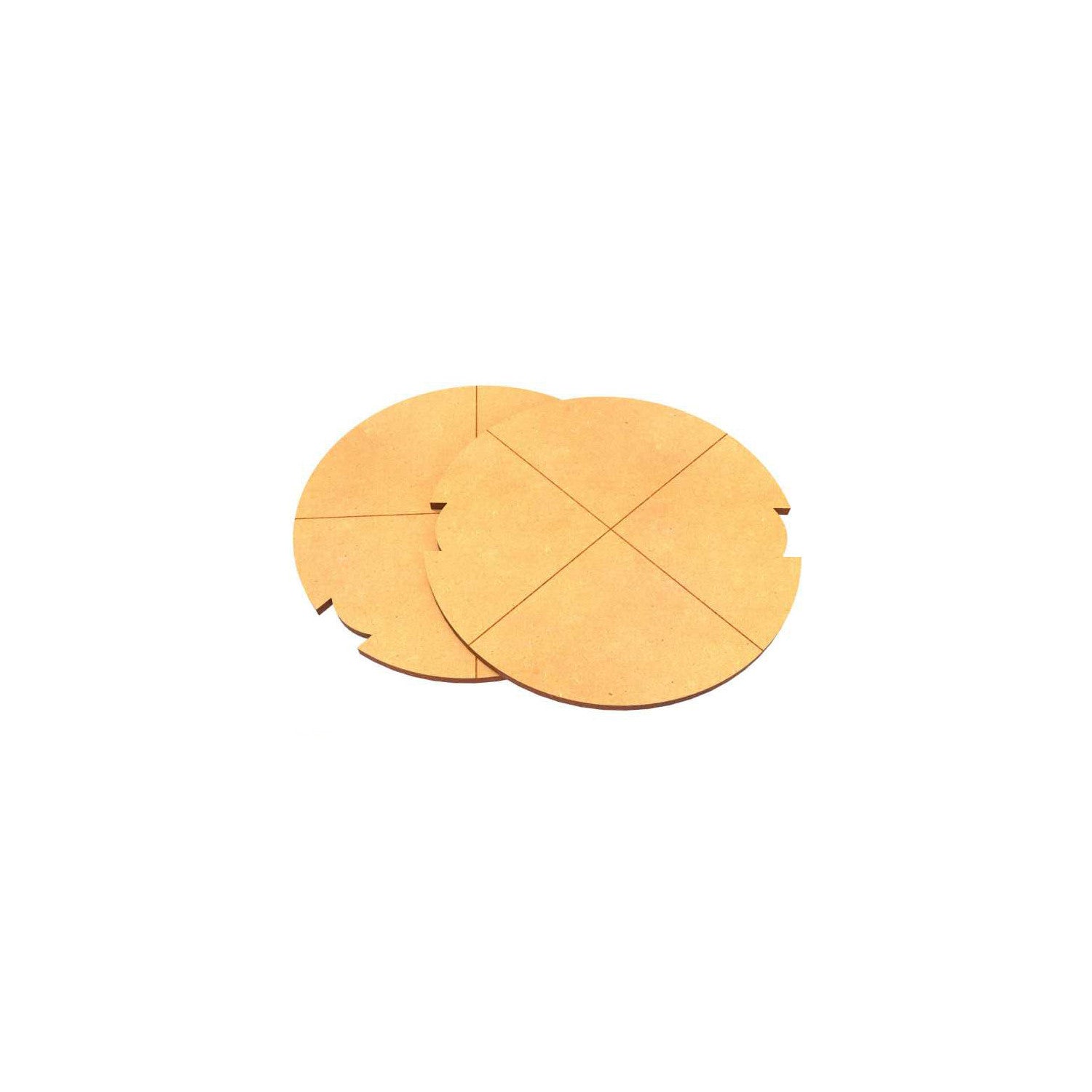 MDF Round Base 100mm - Pack x2 LEGION (3mm) | Postolje za Minijature 100mm