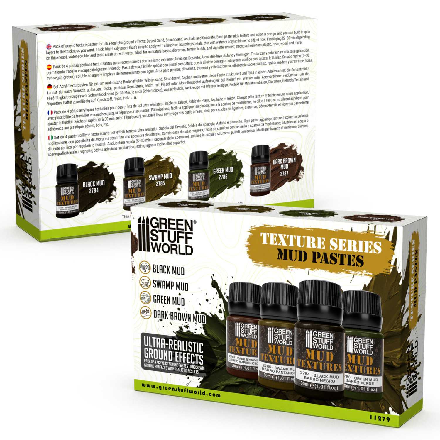 Texture Series Set 30ml - Mud Textures (Pack x4)