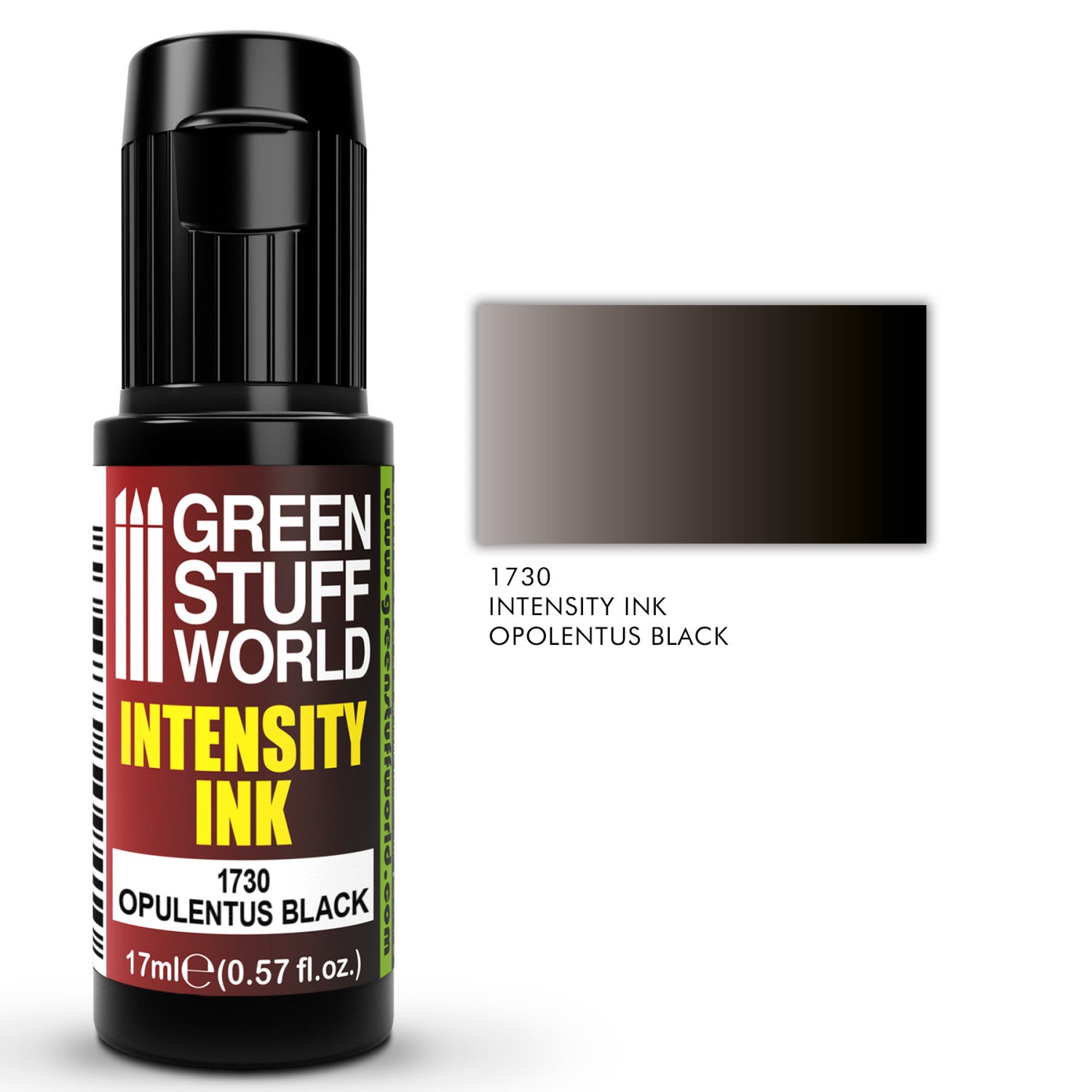 Intensity Ink Opulentus Black – akrilna tinta intenzivne crne boje za modele, minijature i fine detalje