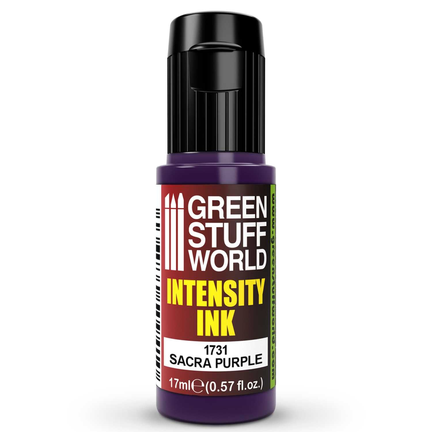Intensity Ink Sacra Purple – prikaz bočice akrilne tinte za modelarstvo i diorame