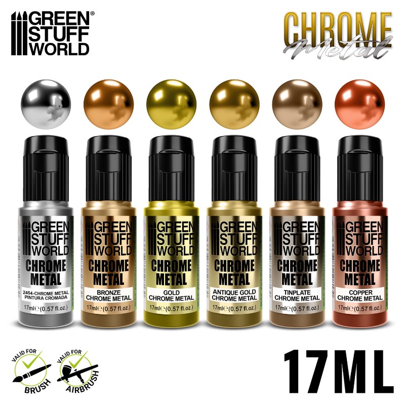 Chrome Paint Set | Set hrom boja
