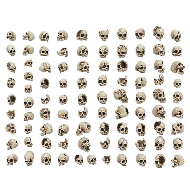 Resin Skulls Pack | Set smolastih lobanja (85 kom, 1:48-1:35 razmera)